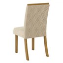Ver mais imagens de Mesa de Jantar 4 Lugares Katy Nature/off White/linho - Pnr Móveis