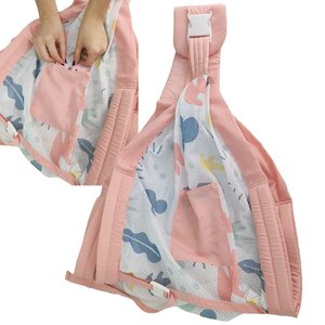 Canguru Sling Envoltorio Bebe Criança Strap Carregador Bolso Transporte Alça Ajustavel Amamentaç