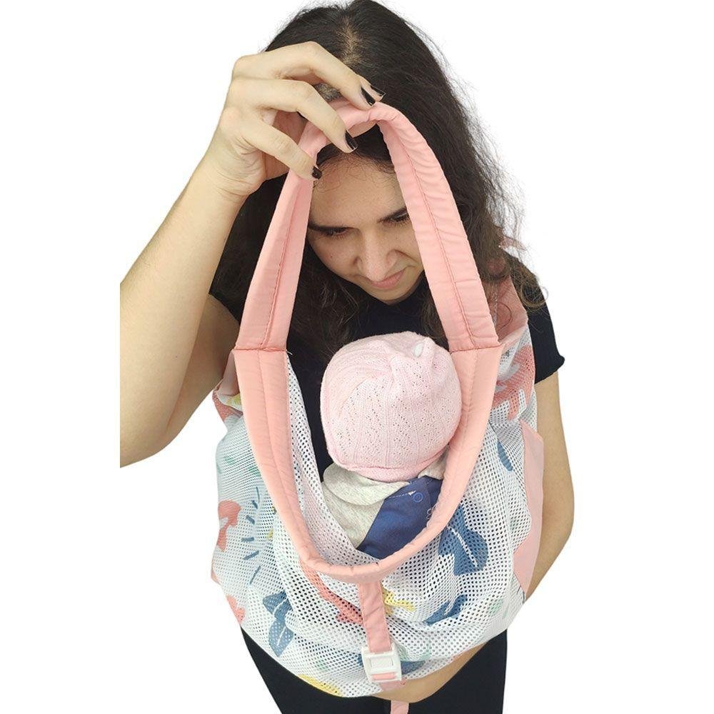 Canguru Sling Envoltorio Bebe Criança Strap Carregador Bolso Transporte Alça Ajustavel Amamentaç - 7