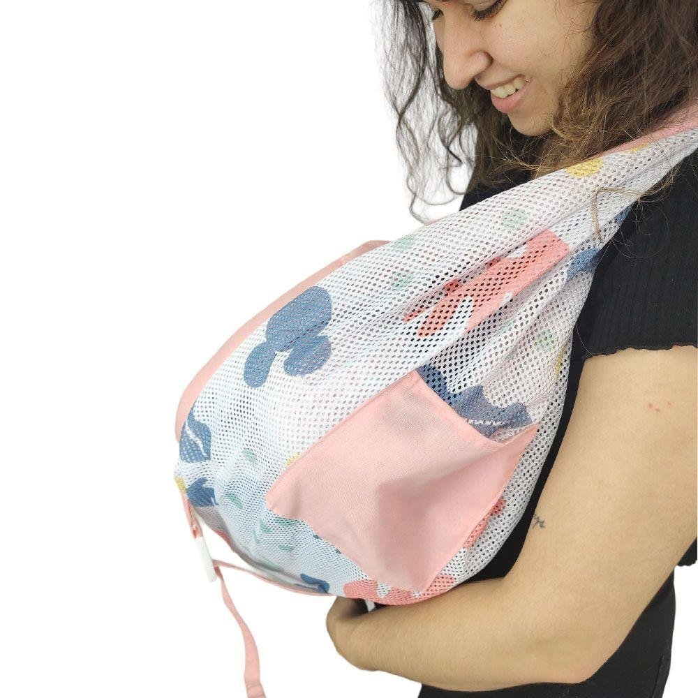 Canguru Sling Envoltorio Bebe Criança Strap Carregador Bolso Transporte Alça Ajustavel Amamentaç - 8