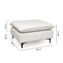 Ver imagem 3 de Puff Modular com Pé Metal Sôma CabeCasa MadeiraOriginals