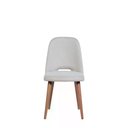 Ver imagem 6 de Conjunto de Jantar Mesa com Vidro Bennett 4 Cadeiras Drop - Cinamomo C/ Off White