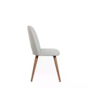 Ver imagem 7 de Conjunto de Jantar Mesa com Vidro Bennett 4 Cadeiras Drop - Cinamomo C/ Off White