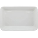Ver imagem 3 de Kit 3 Travessas Porcelana Branca 750ml Refratário Retangular Servir Restaurante Buffet Lyor