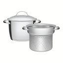 Ver imagem 1 de Jogo Cozi-Pasta Tramontina Allegra em Aço Inox com Fundo Triplo 2 Peças 20 cm