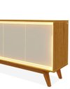 Ver imagem 4 de Buffet Lumier 160 com Pés Madeira Luz LED Neon Naturale Off