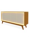 Ver imagem 1 de Buffet Lumier 160 com Pés Madeira Luz LED Neon Naturale Off