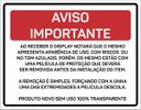 Ver imagem 3 de 10 Display Parede Quadro Avisos Porta Folha A4 Acrílico Vert