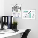 Ver imagem 2 de 10 Display Parede Quadro Avisos Porta Folha A4 Acrílico Vert