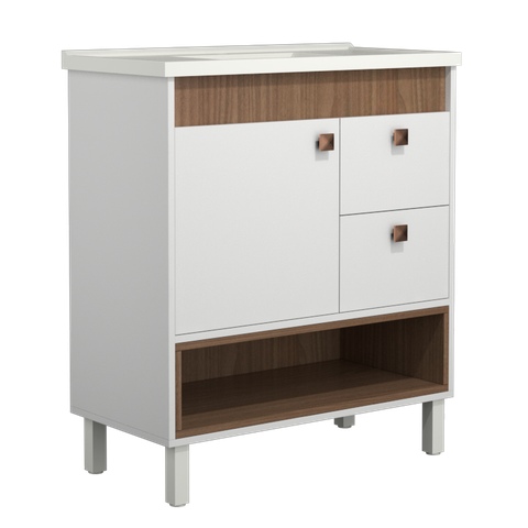 Gabinete de Banheiro com Pé Istambul 80cm