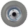 Roda com Pneu Pu 2.50-4 Cinza - Eixo 3/4 Rol. Rolete Ajax - 1