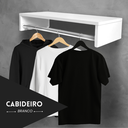 Ver imagem 1 de Cabideiro de Parede Suspenso Arara Pendurador de Roupa