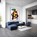 Ver imagem 4 de Quadro Canvas Miro Peintures Murales 70x50cm Mold Branca
