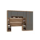 Ver imagem 2 de Guarda Roupa Casal Modulado 6 Portas e 6 Gavetas Veneza Luciane Móveis