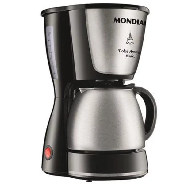 Cafeteira Mondial Dolce Arome 15x C-34jl Preta/inox - 127v