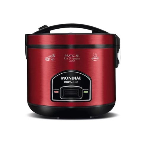 Panela Elétrica Mondial Pratic 10I PE-46-10X Vermelha - 127V
