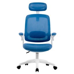Cadeira Office Elements Astra, Cilindro Classe 4, 150Kg, Mecanismo Butterfy, Azul e Branca - 70041 - 2