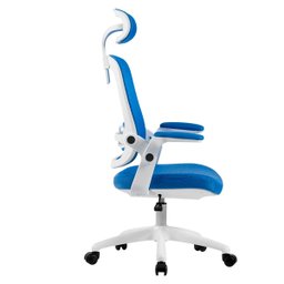 Cadeira Office Elements Astra, Cilindro Classe 4, 150Kg, Mecanismo Butterfy, Azul e Branca - 70041 - 3