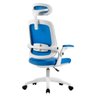 Cadeira Office Elements Astra, Cilindro Classe 4, 150Kg, Mecanismo Butterfy, Azul e Branca - 70041 - 4