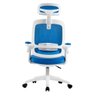 Cadeira Office Elements Astra, Cilindro Classe 4, 150Kg, Mecanismo Butterfy, Azul e Branca - 70041 - 5