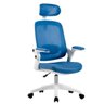 Cadeira Office Elements Astra, Cilindro Classe 4, 150Kg, Mecanismo Butterfy, Azul e Branca - 70041 - 1