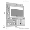 Ver imagem 4 de Estante Home Sedução para Tv até 49 Polegadas Jcm Cinamomo Off White