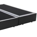 Ver imagem 2 de Cama Box Casal Bipartido Principe Das Camas Sintético Cinza 138x188x40