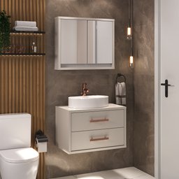 Conjunto para Banheiro Lorena - Fabribam Gabinetes - 2