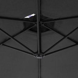 Ombrelone Suspenso Veneza 3,00m Preto Bel - 4