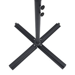 Ombrelone Suspenso Veneza 3,00m Preto Bel - 9