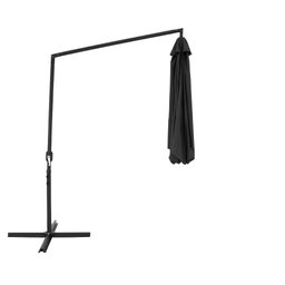 Ombrelone Suspenso Veneza 3,00m Preto Bel - 2