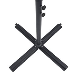 Ombrelone Suspenso Veneza 3,00m Preto Bel - 9