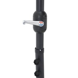 Ombrelone Suspenso Veneza 3,00m Preto Bel - 5