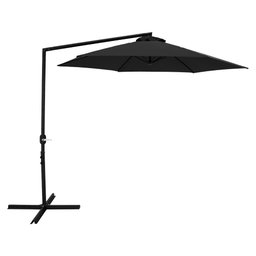 Ombrelone Suspenso Veneza 3,00m Preto Bel - 1