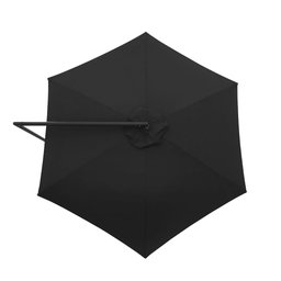 Ombrelone Suspenso Veneza 3,00m Preto Bel - 11