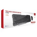 Ver imagem 5 de Kit Teclado e Mouse C3tech sem Fio K-w10bk - Preto