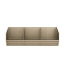 Ver imagem 1 de Fruteira Prateleira Inox 120x300x280mm 3 Divisões Frnfr1203