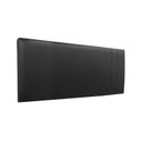 Ver imagem 1 de Cabeceira Modular Cama Box Almofadada Luxo Corino Rbl:casal Painel/preto