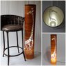 Luminária de Chão Coluna Girafa 96cm PVC - 2