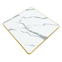 Ver imagem 7 de Conjunto Mesa de Jantar Quadrada Venezia 70x70cm Branca com 4 Cadeiras Estofadas Marcela - Rosa
