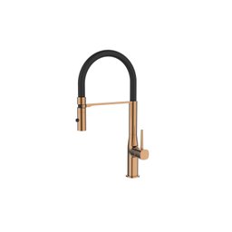 Torneira De Cozinha Monocomando Gourmet Preto Rose-gold WJ-22826-386X - 1 Torneira De Cozinha Monocomando Gourmet Preto Rose-gold WJ-22826-386X - 1