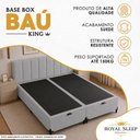 Ver imagem 4 de Cama Box com Baú King Bipartido Suede Cinza Royal Sleep