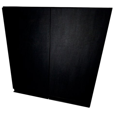Armário Aéreo para Lavanderia 2 Portas Entregue Montado Cor:preto