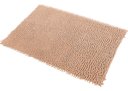 Ver imagem 2 de 4 Tapete de Banheiro Bolinha 58 X 38cm Antiderrapante Bege