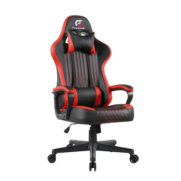Cadeira Gamer Vickers Preta/vermelha Fortrek - 1