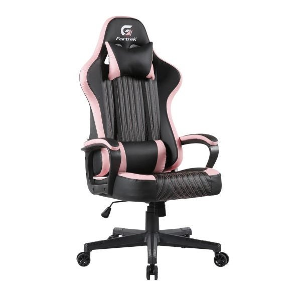 Cadeira Gamer Vickers Preta/rosa Fortrek - 1