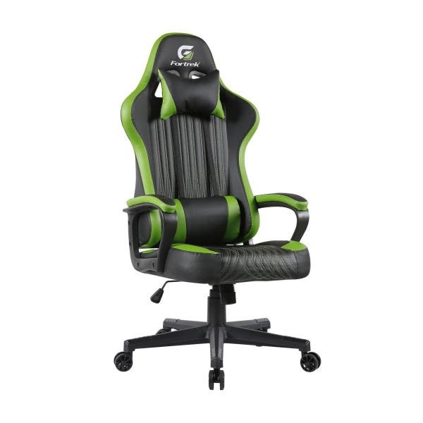 Cadeira Gamer Vickers Preta/verde Fortrek - 1