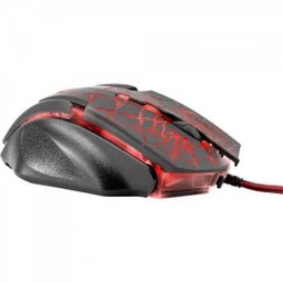 Mouse Gamer Usb 3200dpi Spider 2 Om-705 Preto/vermelho Fortr - 3
