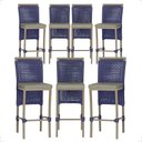 Ver imagem 1 de 7 Banqueta em Alumínio Roma Fendi Corda Náutica Tecido 8