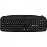 Teclado Multimídia USB MKL-101 Preto FORTREK - 1